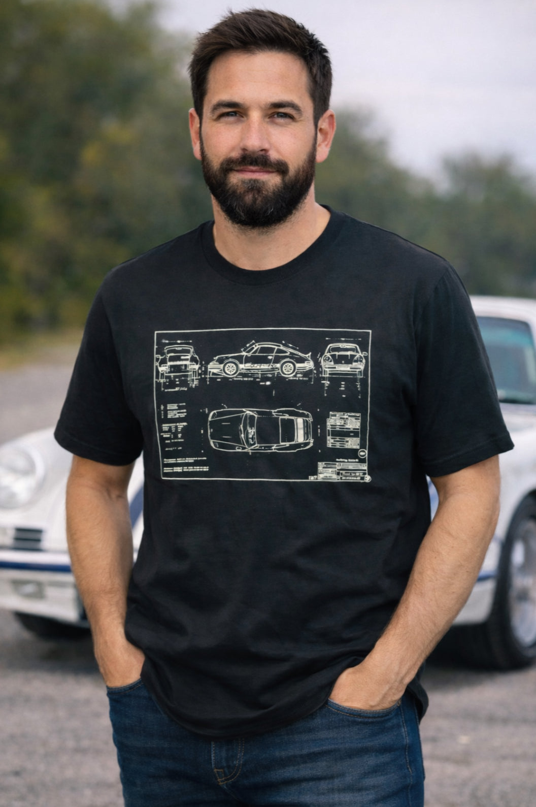 T-shirt carrera en situation 